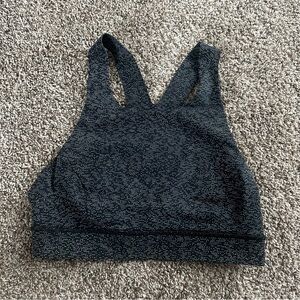 Lululemon Black Design Sports Bra